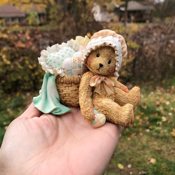 Cherished Teddies Jasmine “You Have Touched my Heart”90s collectible Cottagecore - Picture 10 of 11